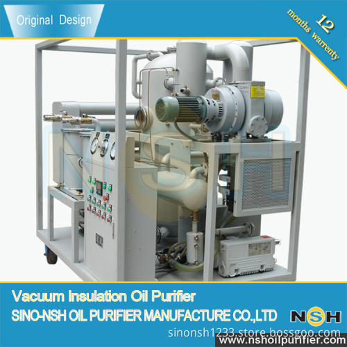 Double-Stage High-Efficiency Vacuum Insulation Oil Purifier